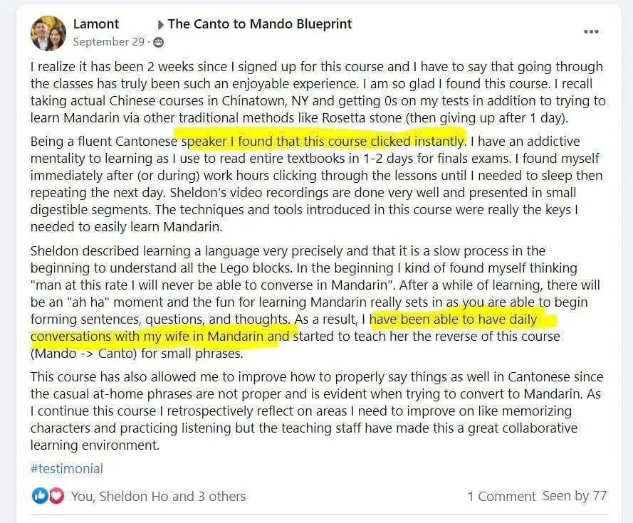 Lamont Canto to Mando review